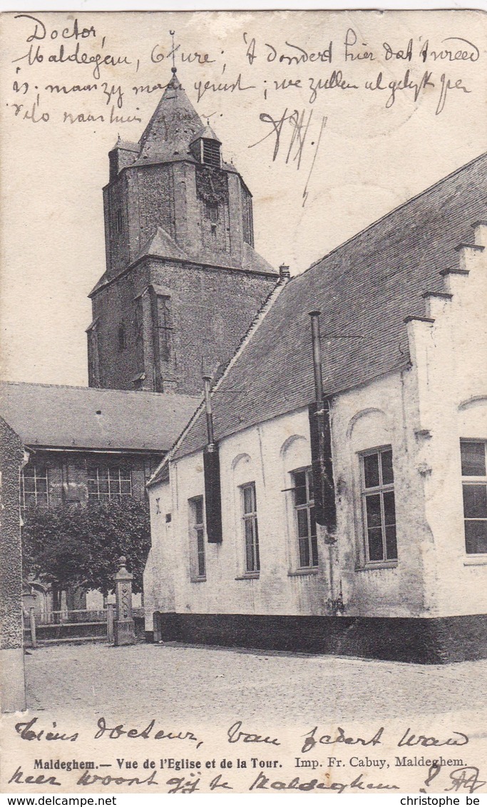 Maldeghem, Maldegem, Vue De L'Eglise Et La Tour (pk58315) - Maldegem