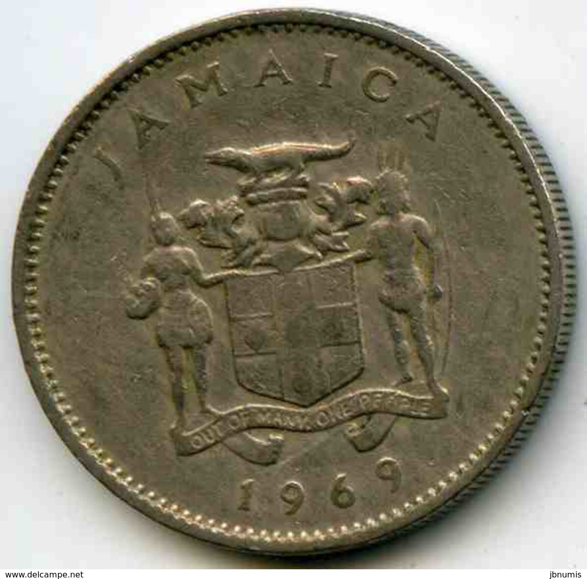 Jamaique Jamaica 10 Cents 1969 KM 47 - Jamaique