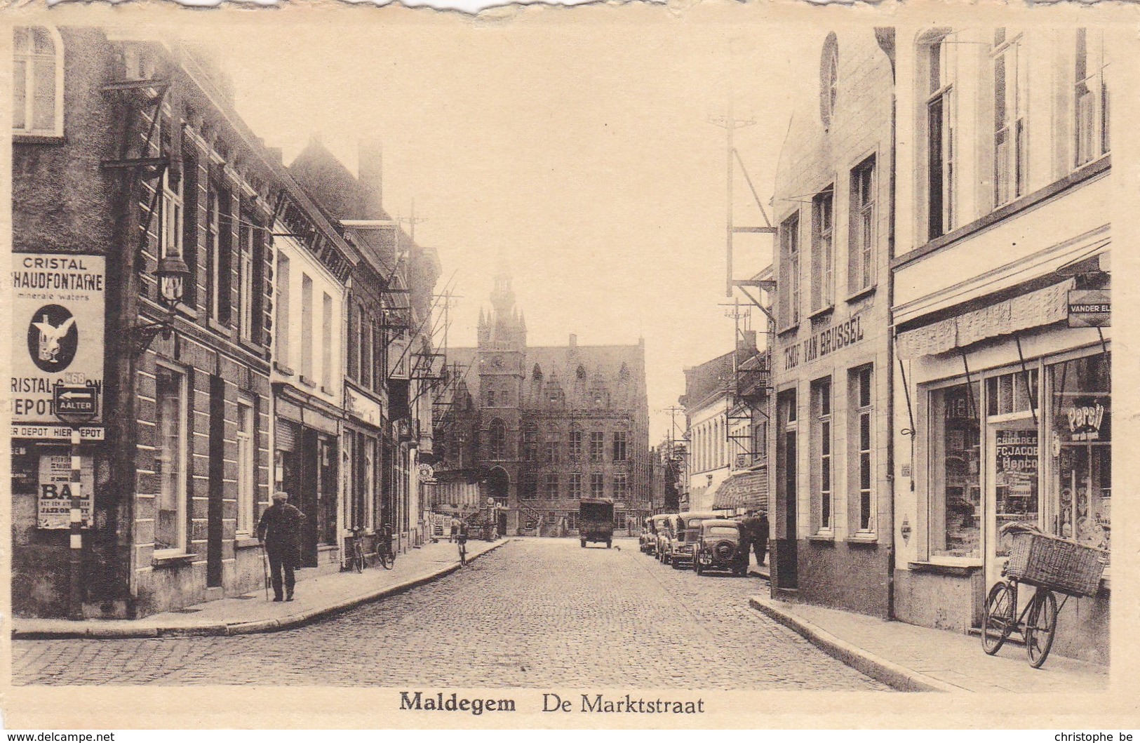 Maldeghem, Maldegem, De Marktstraat, Cristal Chaudfontaine (pk58323) - Maldegem