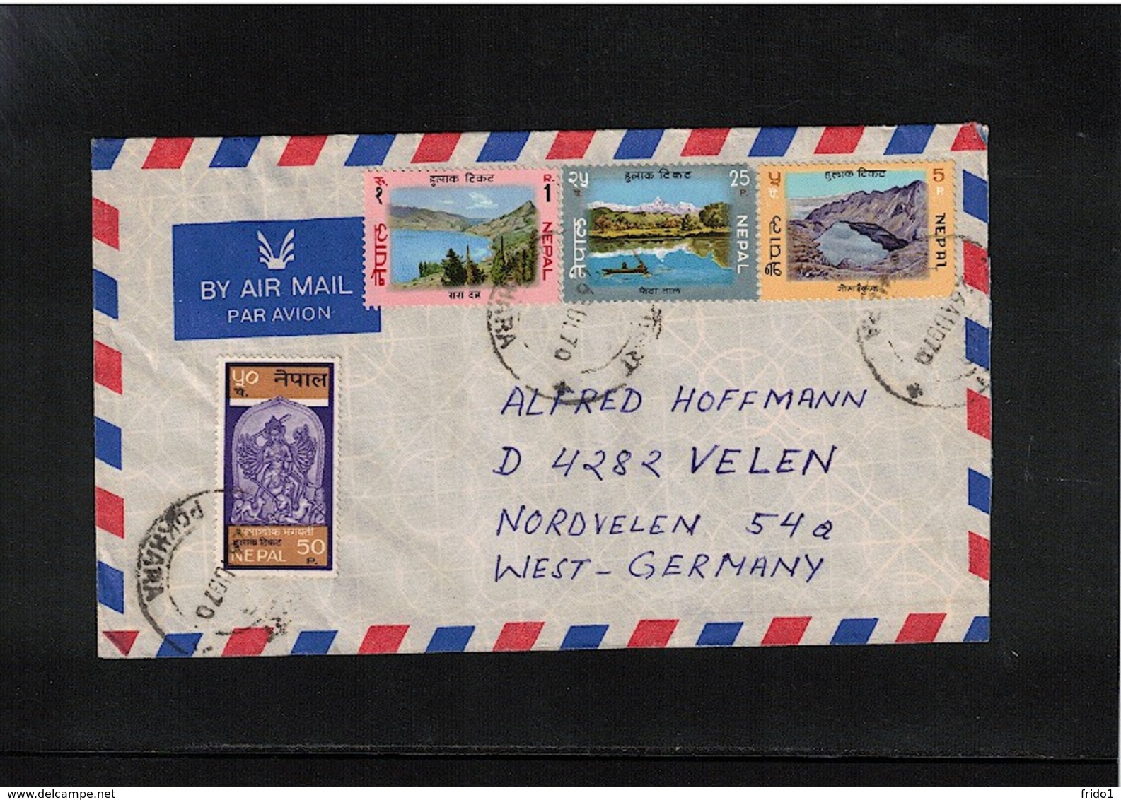 Nepal 1970 Interesting Airmail Letter - Nepal