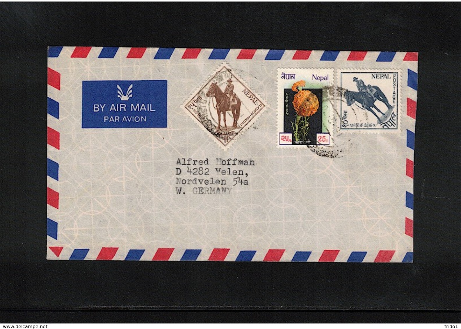 Nepal  Interesting Airmail Letter - Nepal