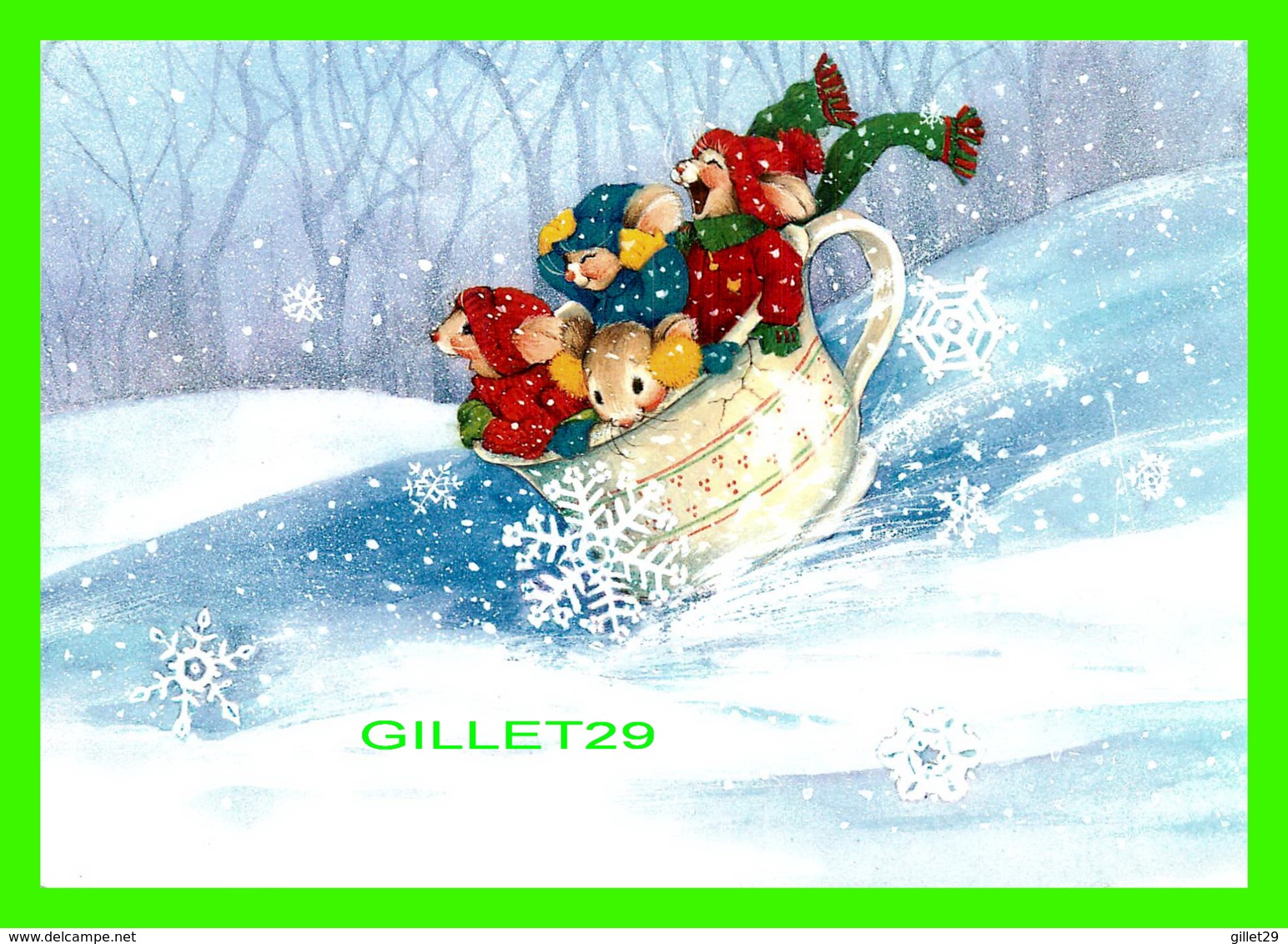 CHRISTMAS - HOPE YOUR CHRISTMAS IS FILLED WITH MERRY MOMENTS - MOUSES -  HALLMARK CARDS INC - - Autres & Non Classés