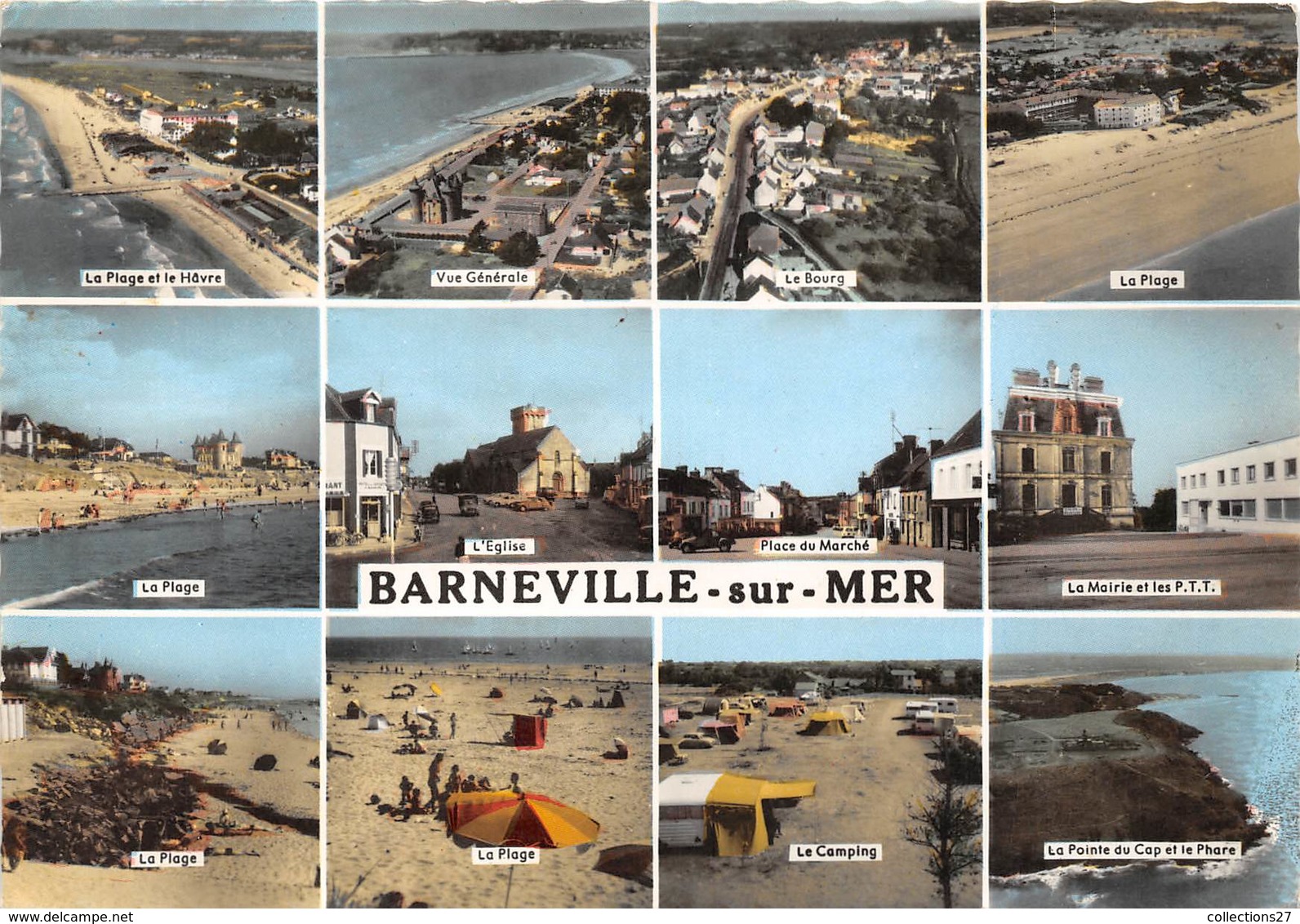 50-BARNEVILLE-SUR-MER- MULTIVUES - Barneville