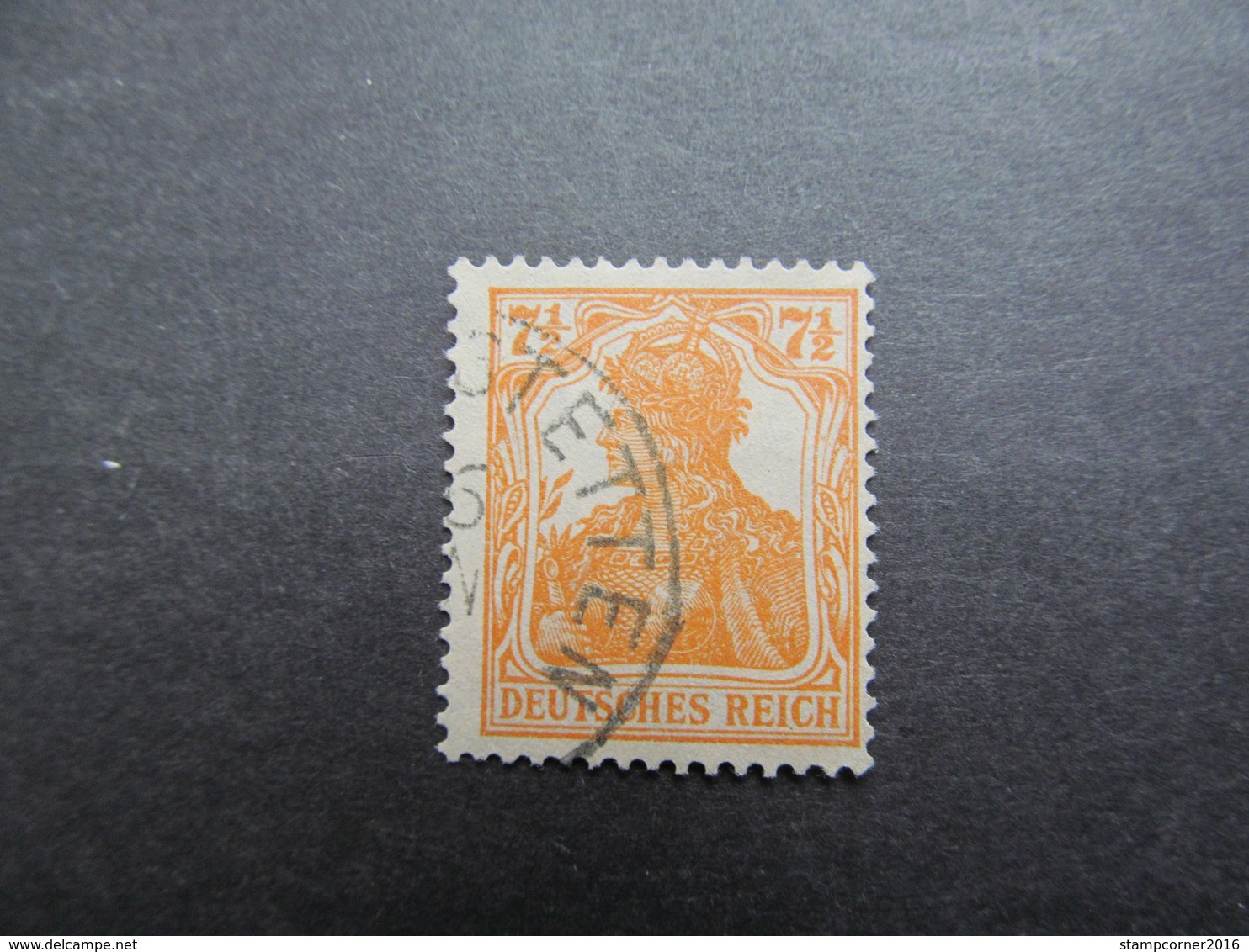 DR Nr. 99a, 1916, Germania, Gestempelt, BPP Geprüft, BS - Gebraucht