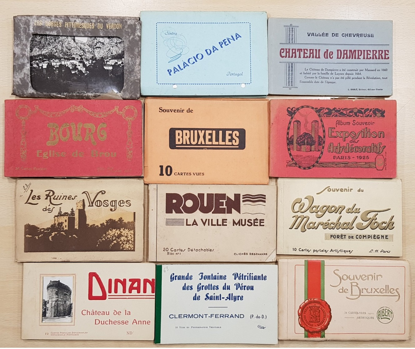 Lot 150 Carnets Et 100 Enveloppes PF - France Etranger - 500 CP Min.