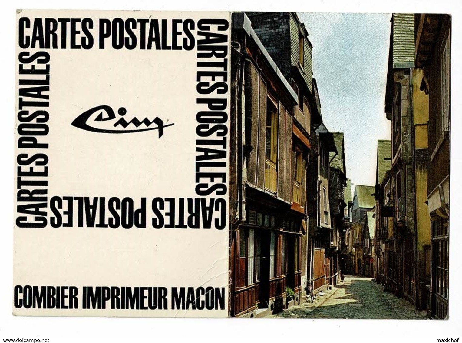 Calendrier 1971, Format 10.5 X 15 Cm (ouvert) Publicité Combier Imprimeur Macon (71) Cartes Postales CIM - Tamaño Pequeño : 1971-80