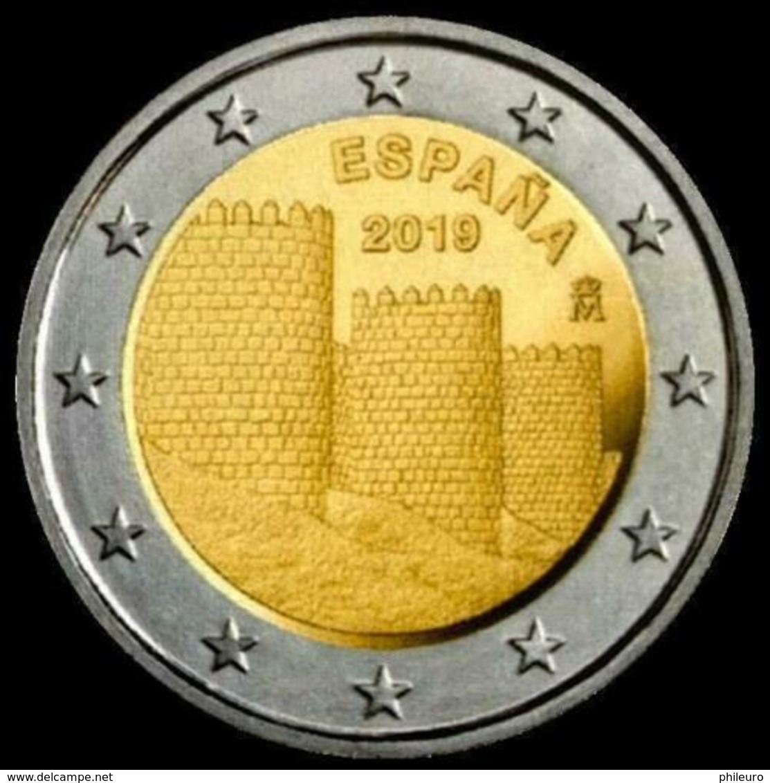 Espagne 2019 : Coffret BU Des 9 Pièces (avec La 2€ Commémo 'Mur Avila') - DISPONIBLE EN FRANCE - España