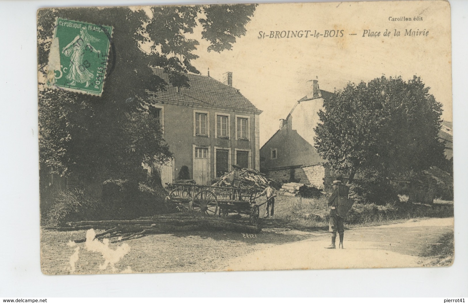 SAINT BROINGT LE BOIS - Place De La Mairie - Otros & Sin Clasificación