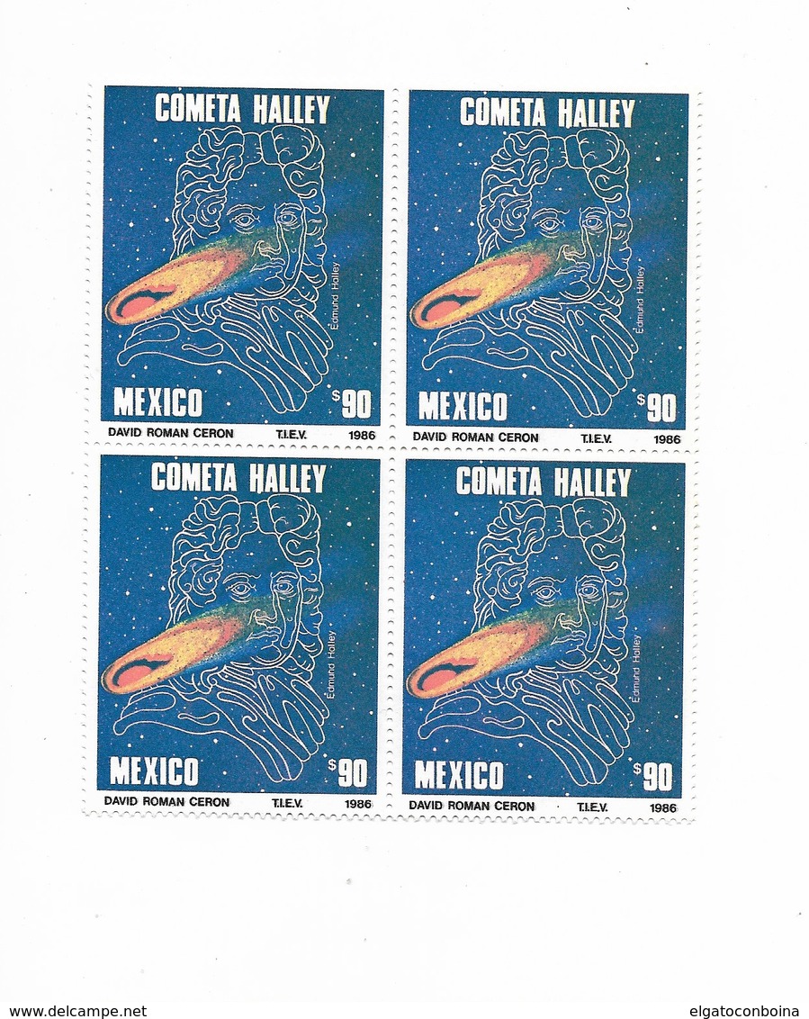 BRASIL BRAZIL 1986 HALLEY COMET - Unused Stamps