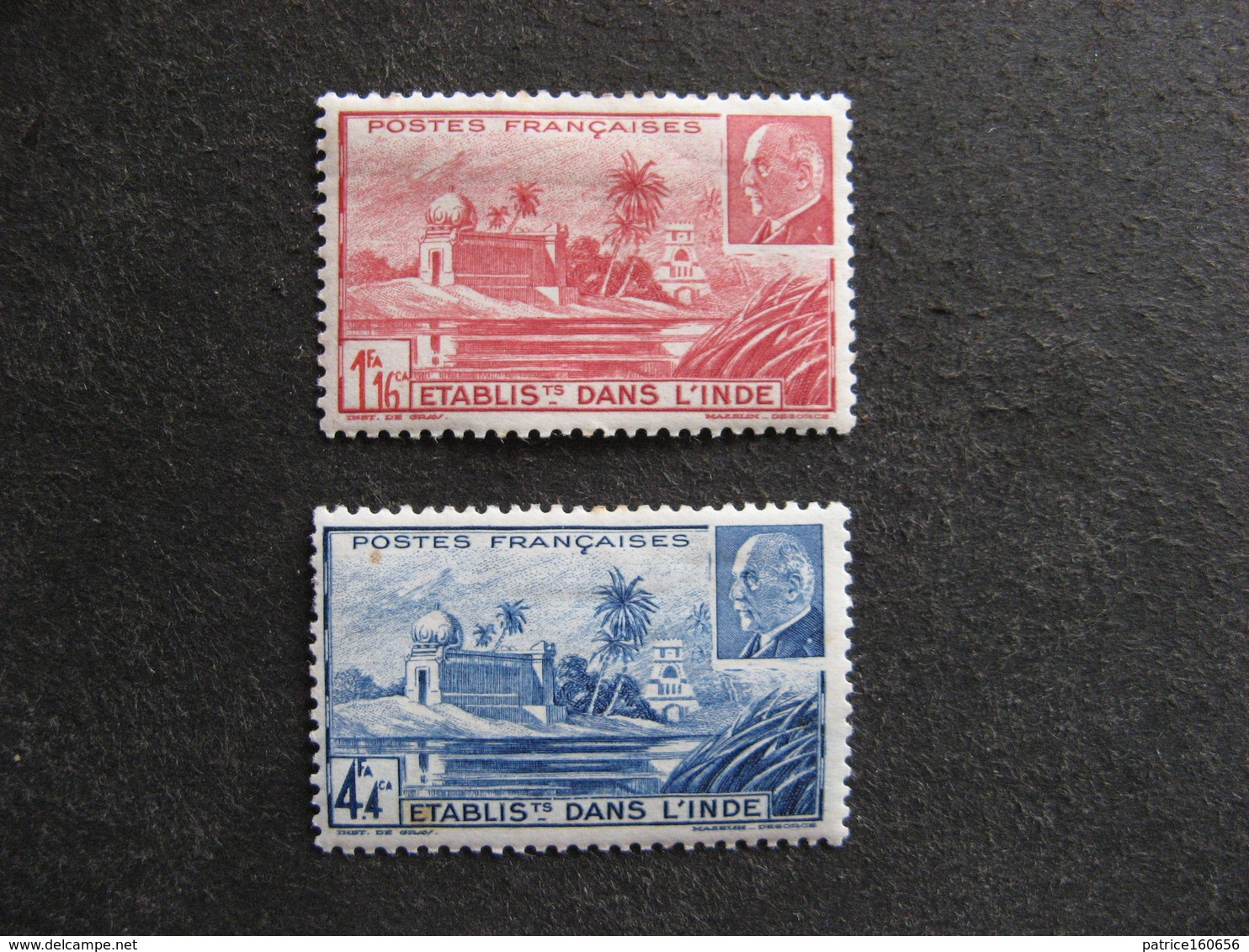 Inde:  Paire N°126 Et N° 127, Neufs X . - Unused Stamps