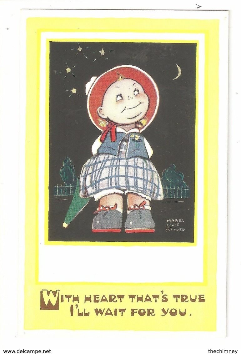 MABEL LUCIE ATTWELL ART DRAWN CARD No.5211 CHILDREN - Attwell, M. L.