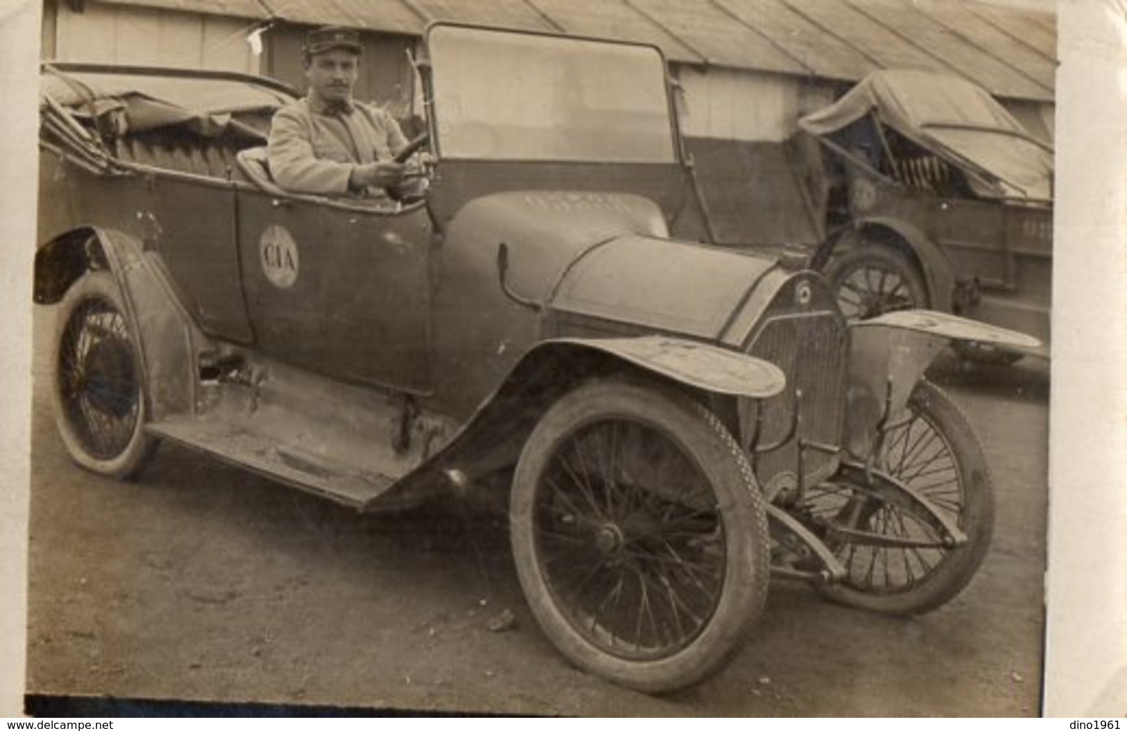 CPA 2548 - MILITARIA - Carte Photo Militaire - Automobile Militaire CIA - PERONNE ?? - Matériel