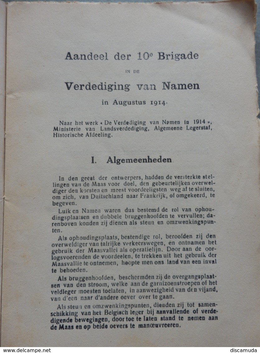 Diksmuide - 20e Linieregiment - Zijne roemrijke vermeldingen - mei 1935