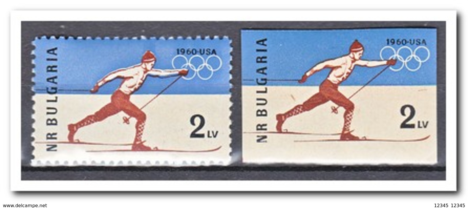 Bulgarije 1960, Postfris MNH, Olympic Winter Games - Ongebruikt