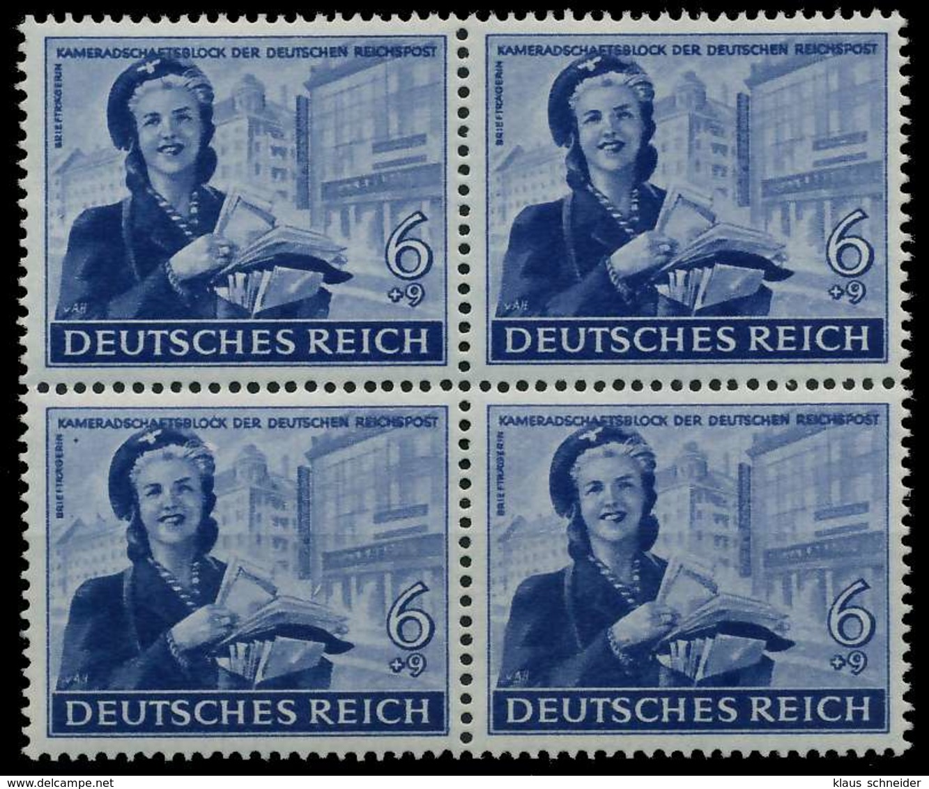 DEUTSCHES REICH 1944 Nr 888 Postfrisch VIERERBLOCK X8B068A - Ungebraucht