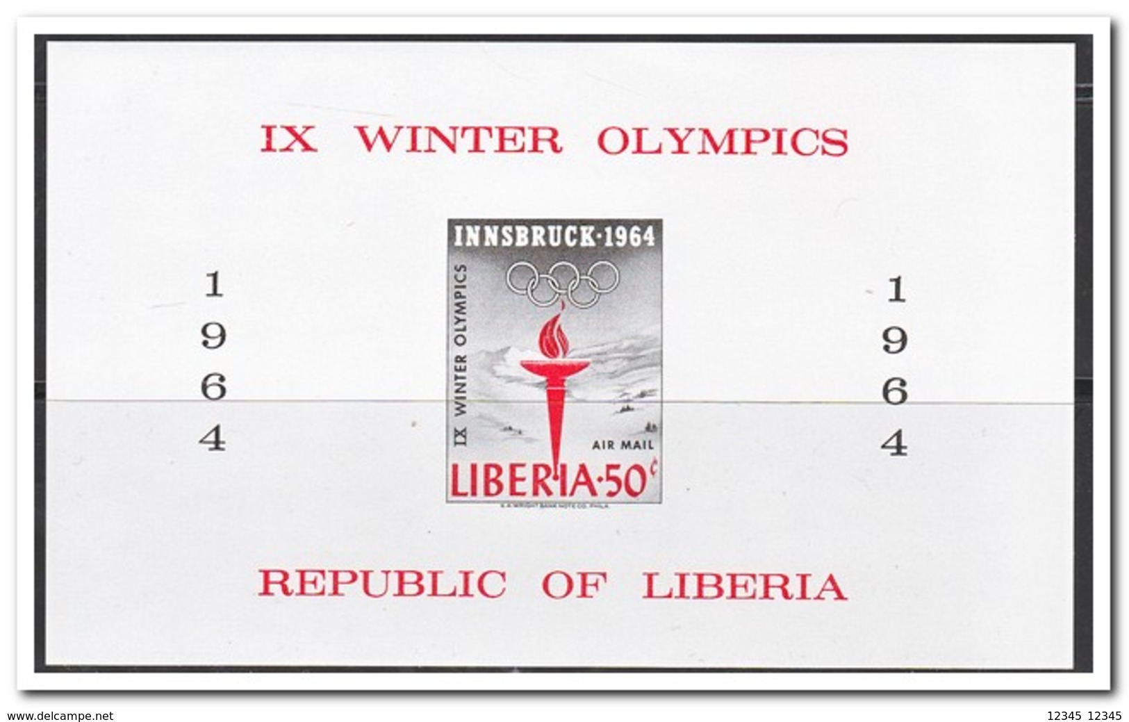 Liberia 1963, Postfris MNH, Olympic Winter Games - Liberia