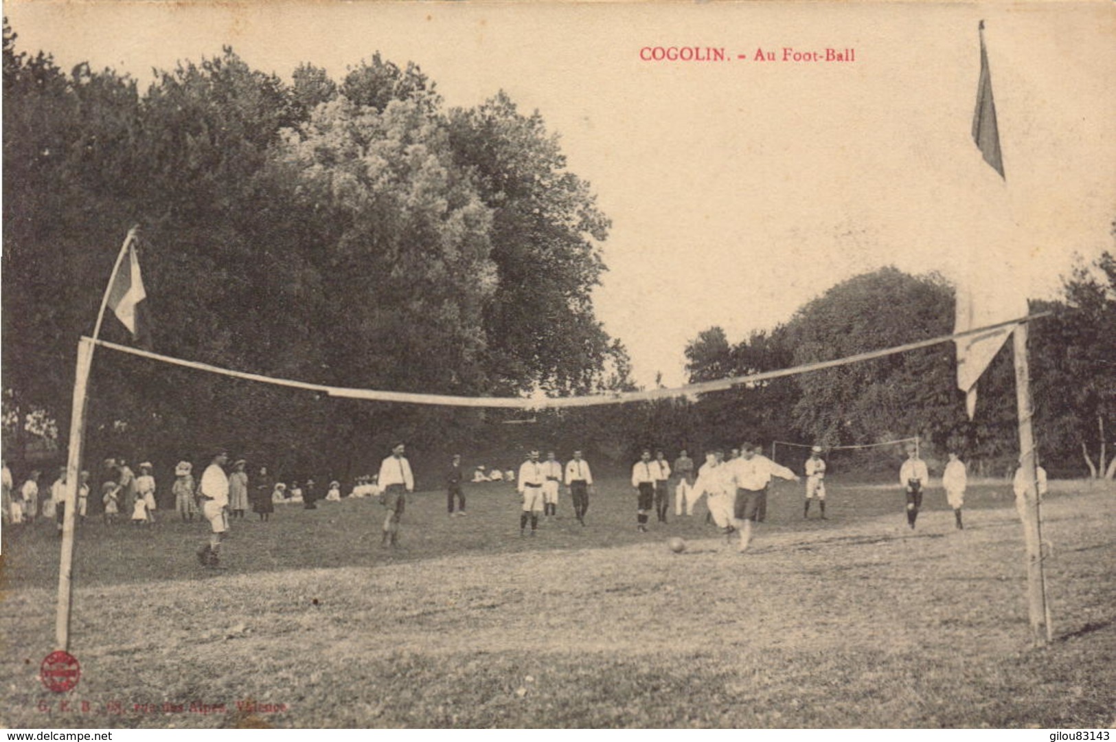 Var, Cogolin, Au Foot Ball      (bon Etat) - Cogolin