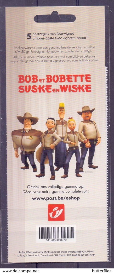 België - 2008  - Duostamp  ** Suske & Wiske - Bob & Bobette ** - Neufs