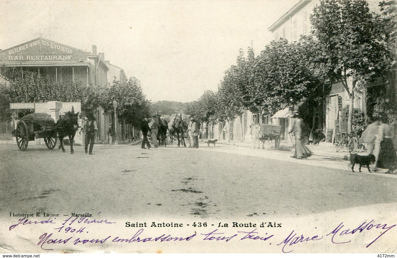 Marseille  Saint Antoine La Route D'aix - Non Classés