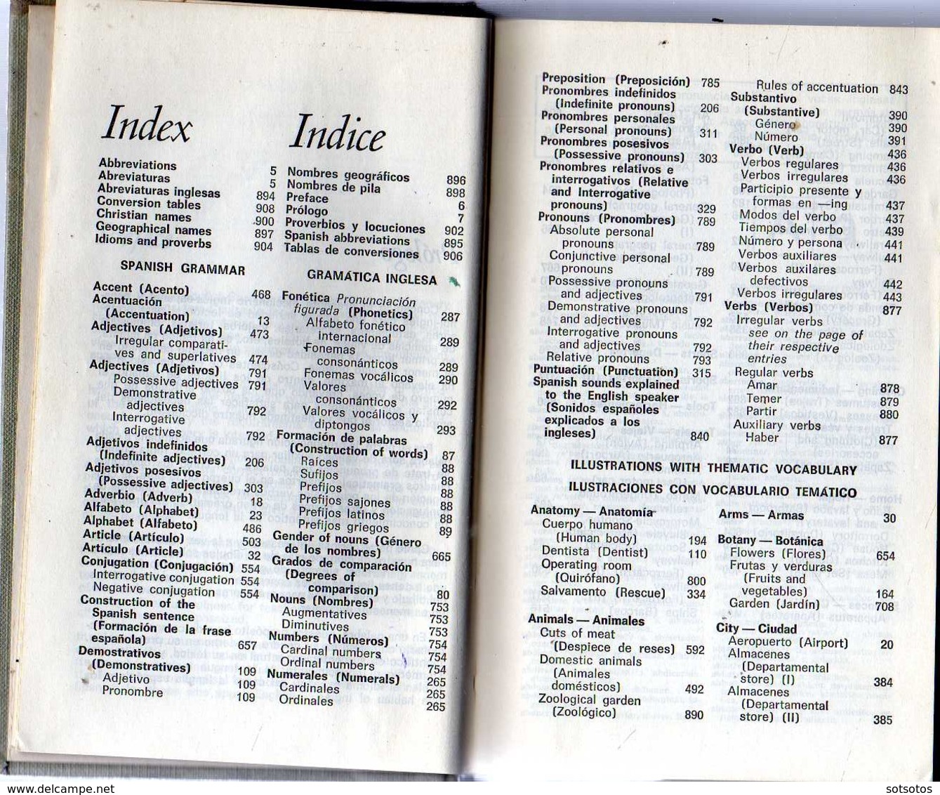 ROBERSTON: DICTIONAiRE English - Spanish And Spanish - English: SOPENA (Barcolona 1970) - 912 Pages - In Good Condition - Dizionari