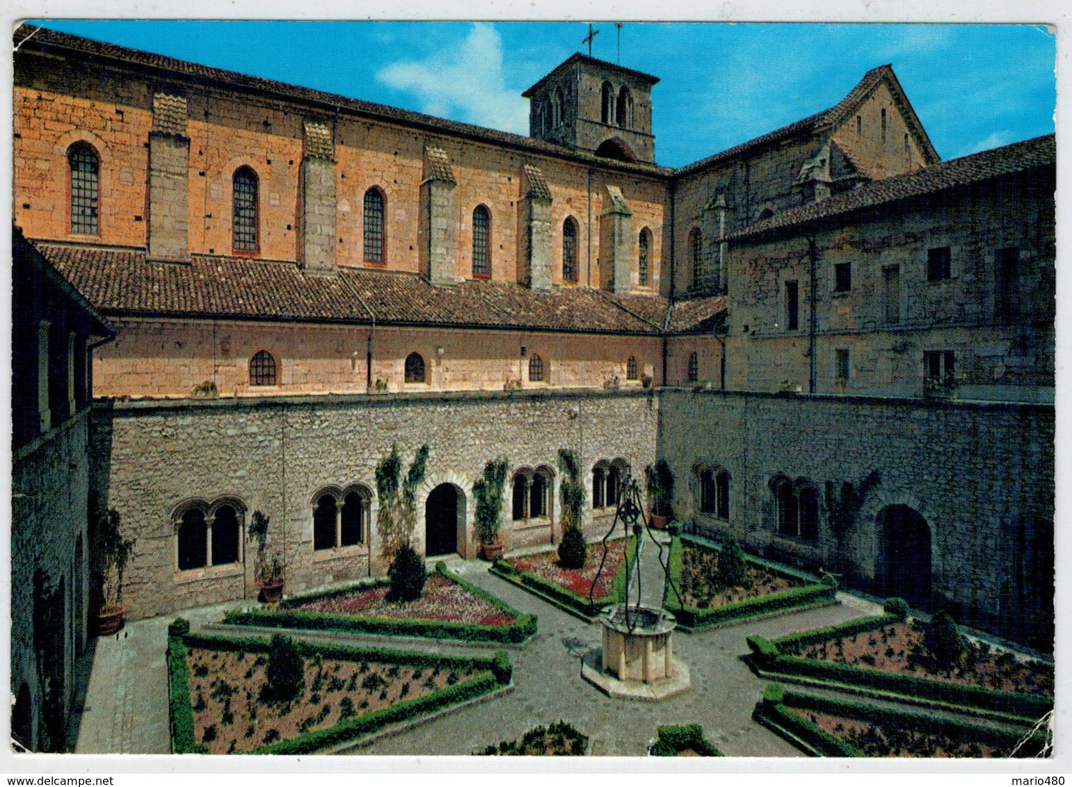 VEROLI  (FR)   ABBAZIA  CISTERCENSE  DI  CASAMARI     INTERNO  DEL  CHIOSTRO   (NUOVA) - Altri & Non Classificati