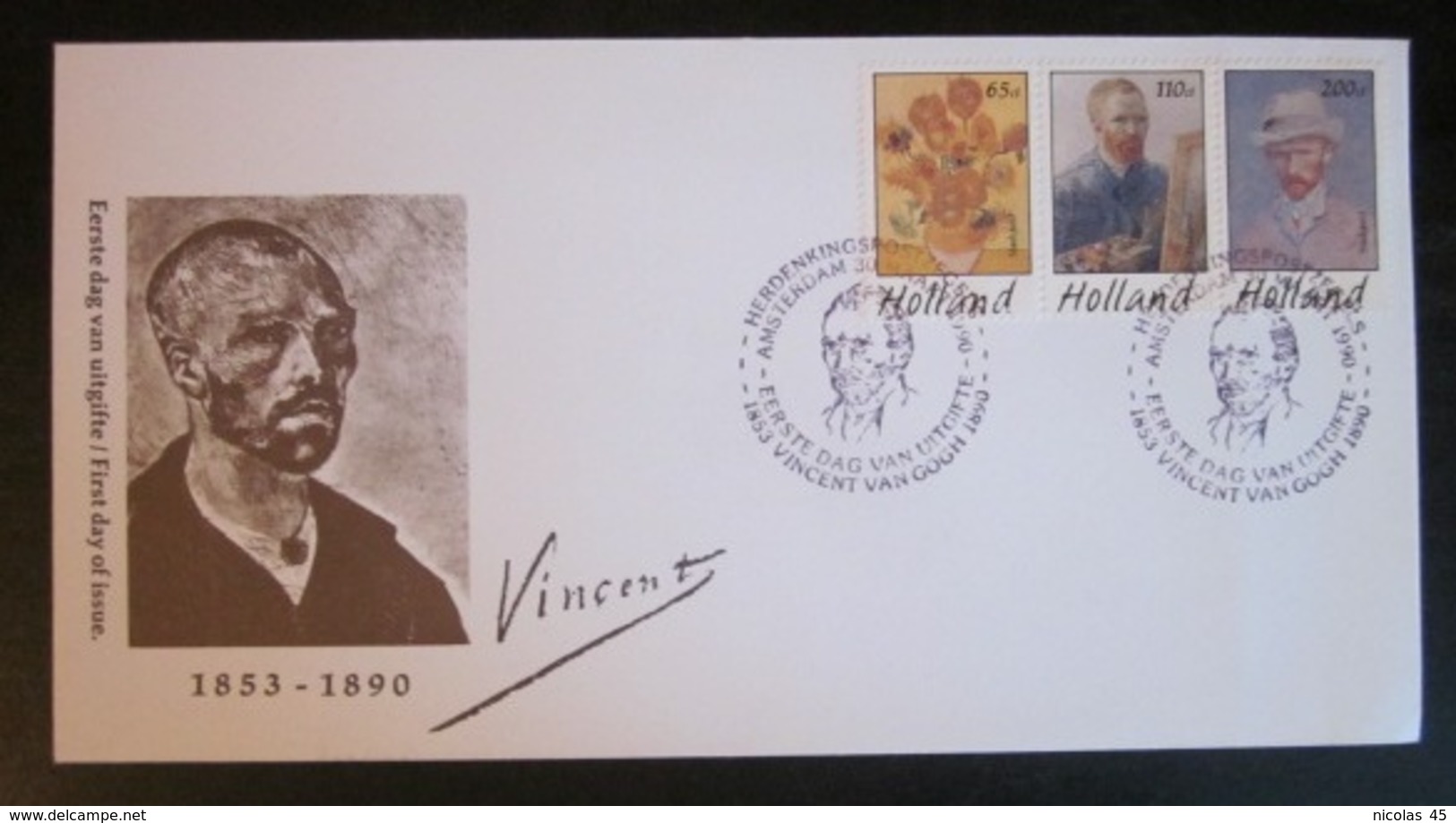 Enveloppe Van Gogh - Hollande - Other & Unclassified