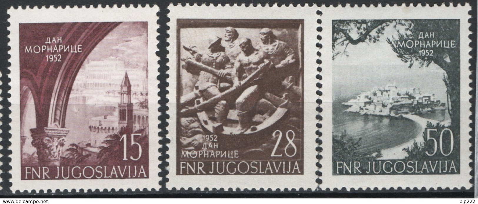 Jugoslavia 1952 Unif. 617/19 **/MNH VF - Nuovi