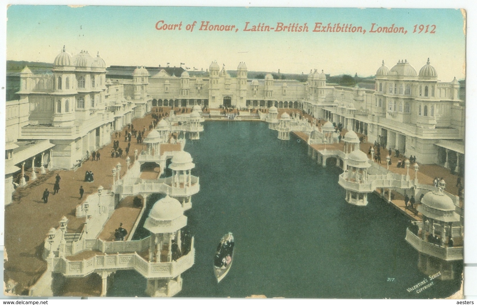 London 1912; Latin-British Exhibition. Court Of Honour - Circulated. (Valentine's) - Autres & Non Classés