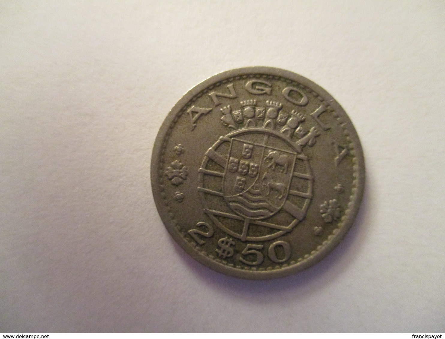 Angola: 2 1/2 Escudos 1956 - Angola