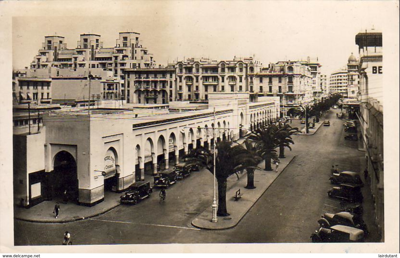 MAROC  CASABLANCA  Marché Central Et Boulevard De La Gare - Casablanca