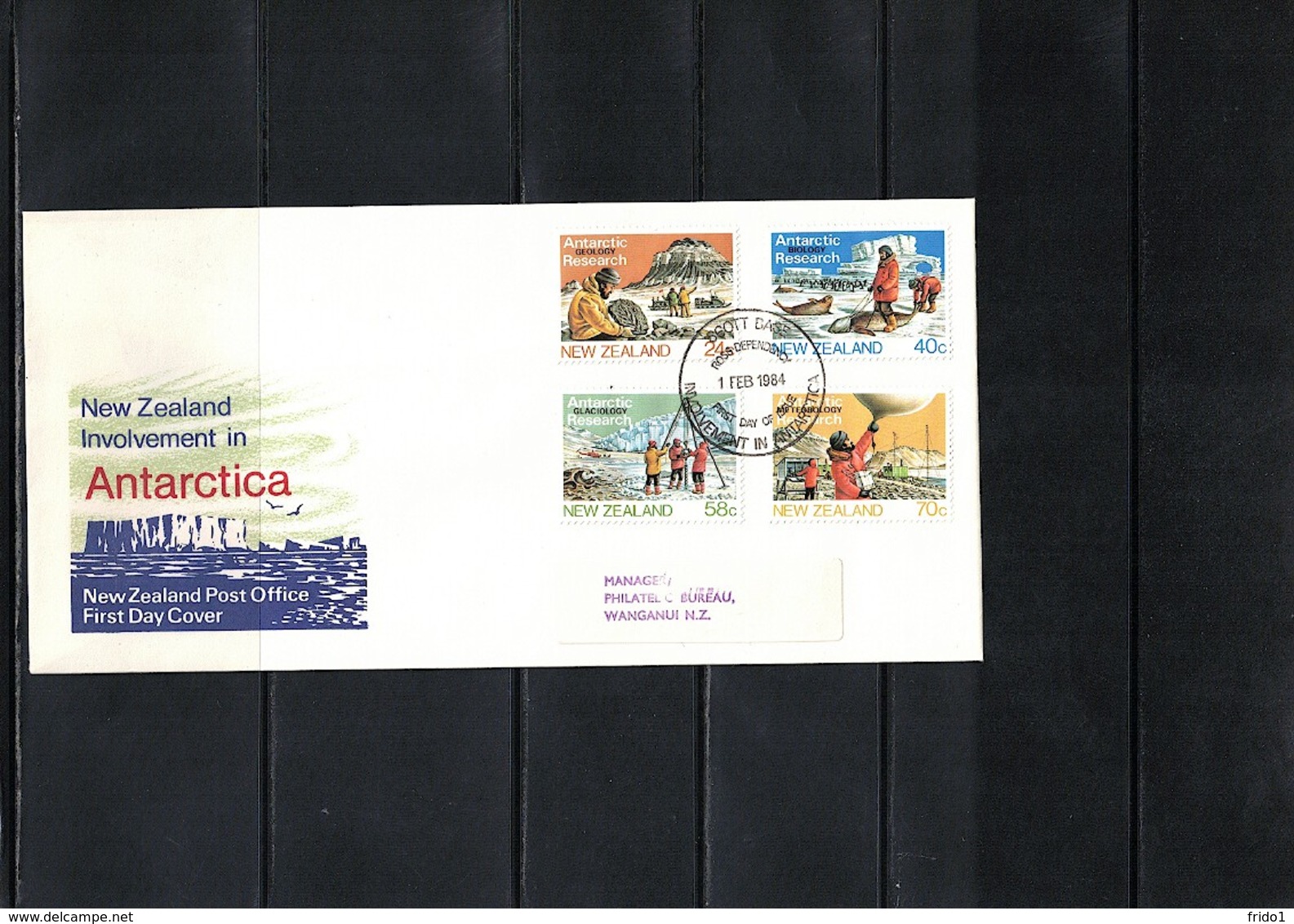 New Zealand 1984 Antarctica Research Set FDC - Forschungsstationen