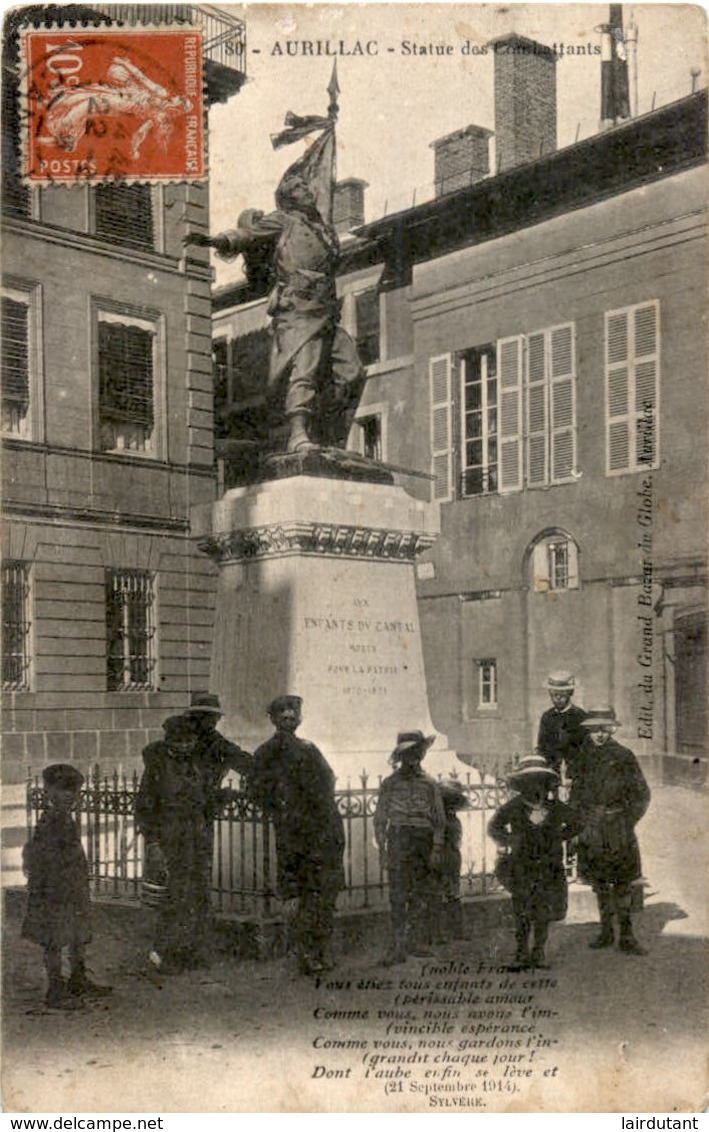 D15  AURILLAC  Statue Des Combattants  ..... - Aurillac