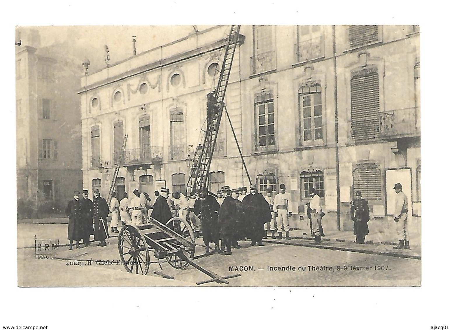 71 Macon Incendie Du Théatre 1907 - Macon