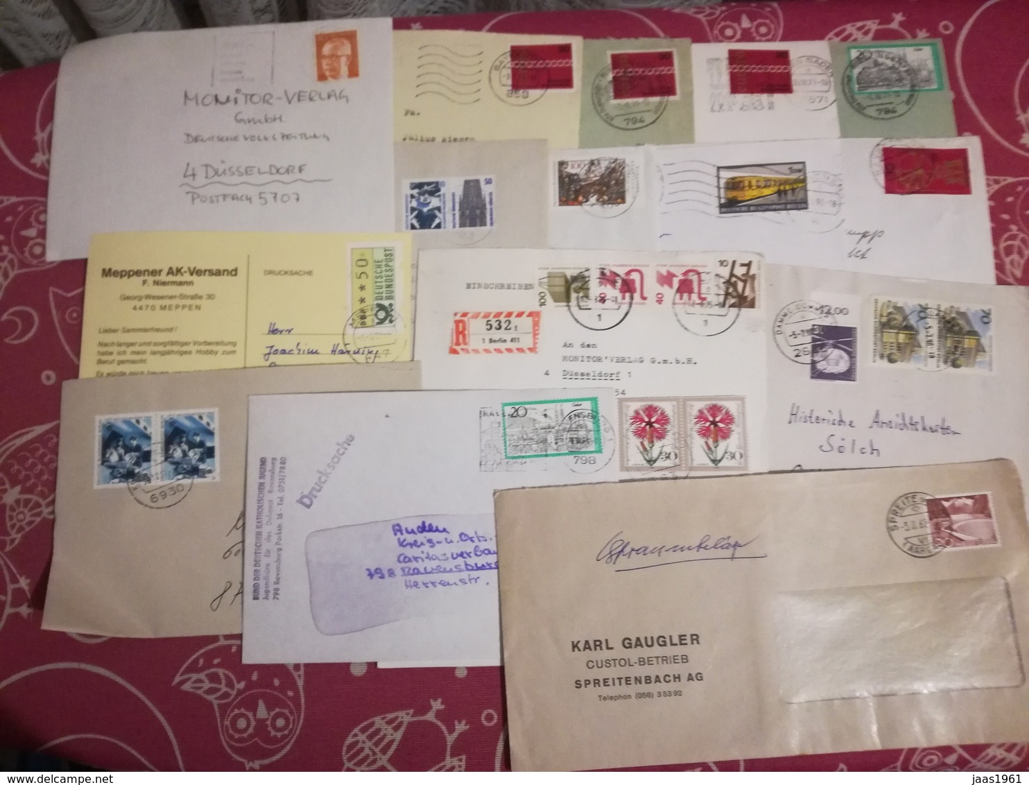 LOT 50 LETTERS AND DOCUMENTS. WORLDWIDE - Mezclas (max 999 Sellos)