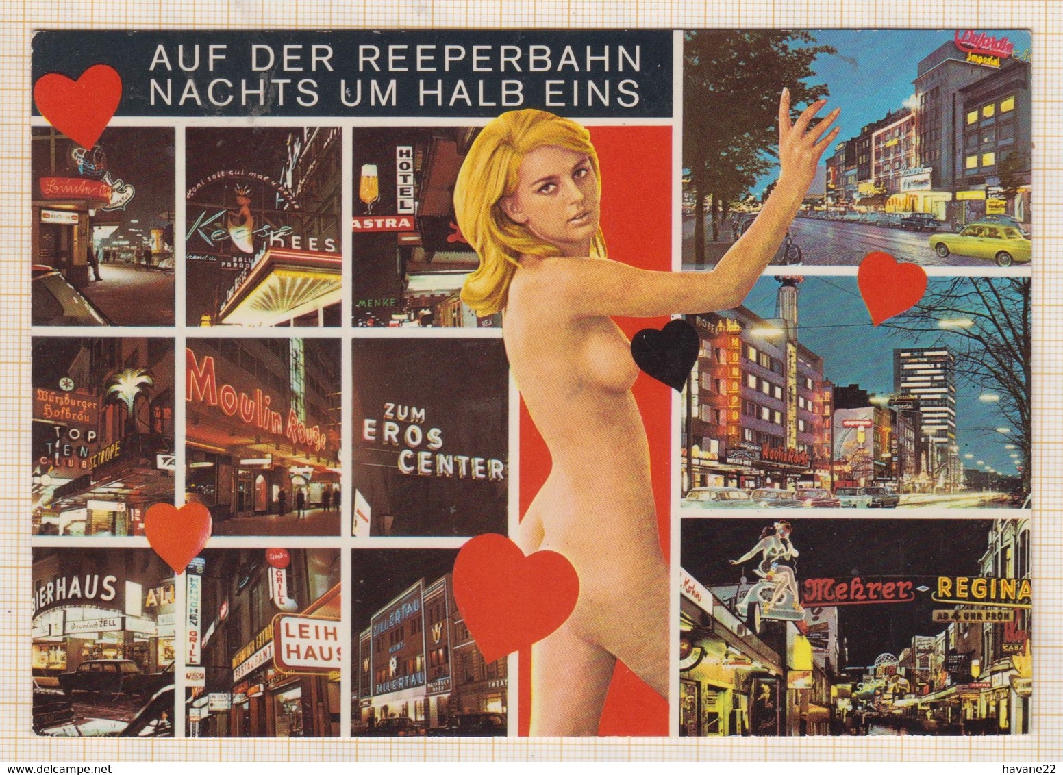 9AL886 AUF DER REEPERBAHN NACHTS UM HALB EINS  2 SCANS - Mitte