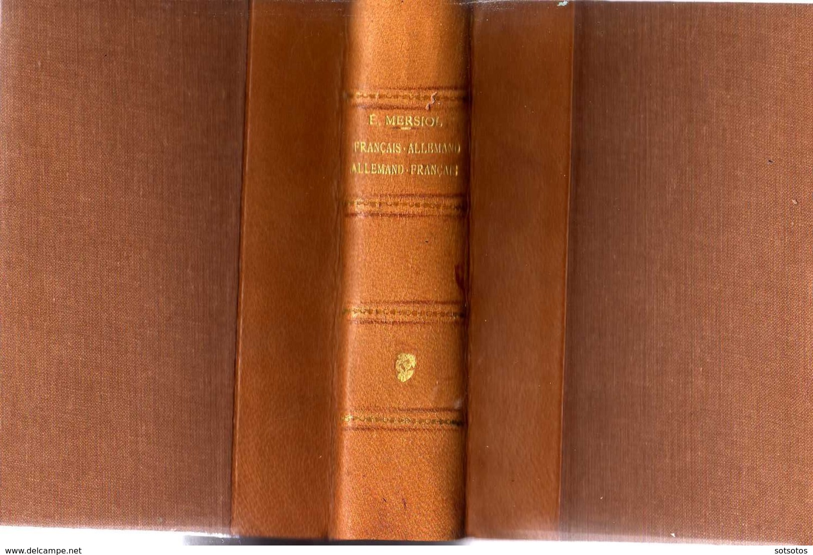 DICTIONAiRE Français -Allemandl Et Allemand - Français: Par Emile MERSIOL Ed. LAROUSSE De POCHE (1968), 536 Pages - Dictionaries