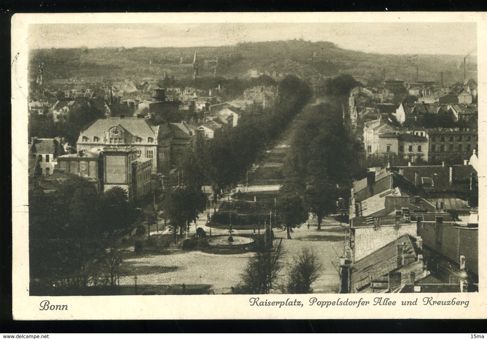 Bonn Am Rhein Kaiserplatz Poppelsdorfer Allee Und Kreuzberg 1927 Wilhelm KÖhler - Bonn