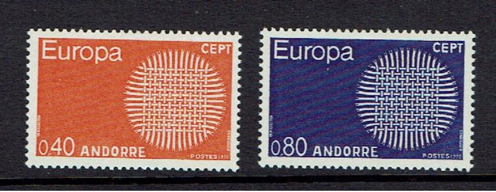 French ANDORRA...1970 - Unused Stamps