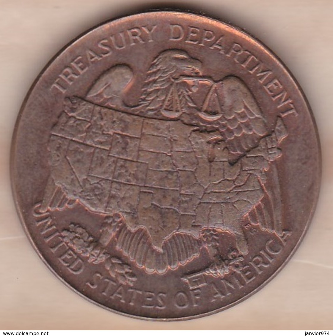 Medal Treasury Department San Francisco Mint 1874-1937 - Sonstige & Ohne Zuordnung