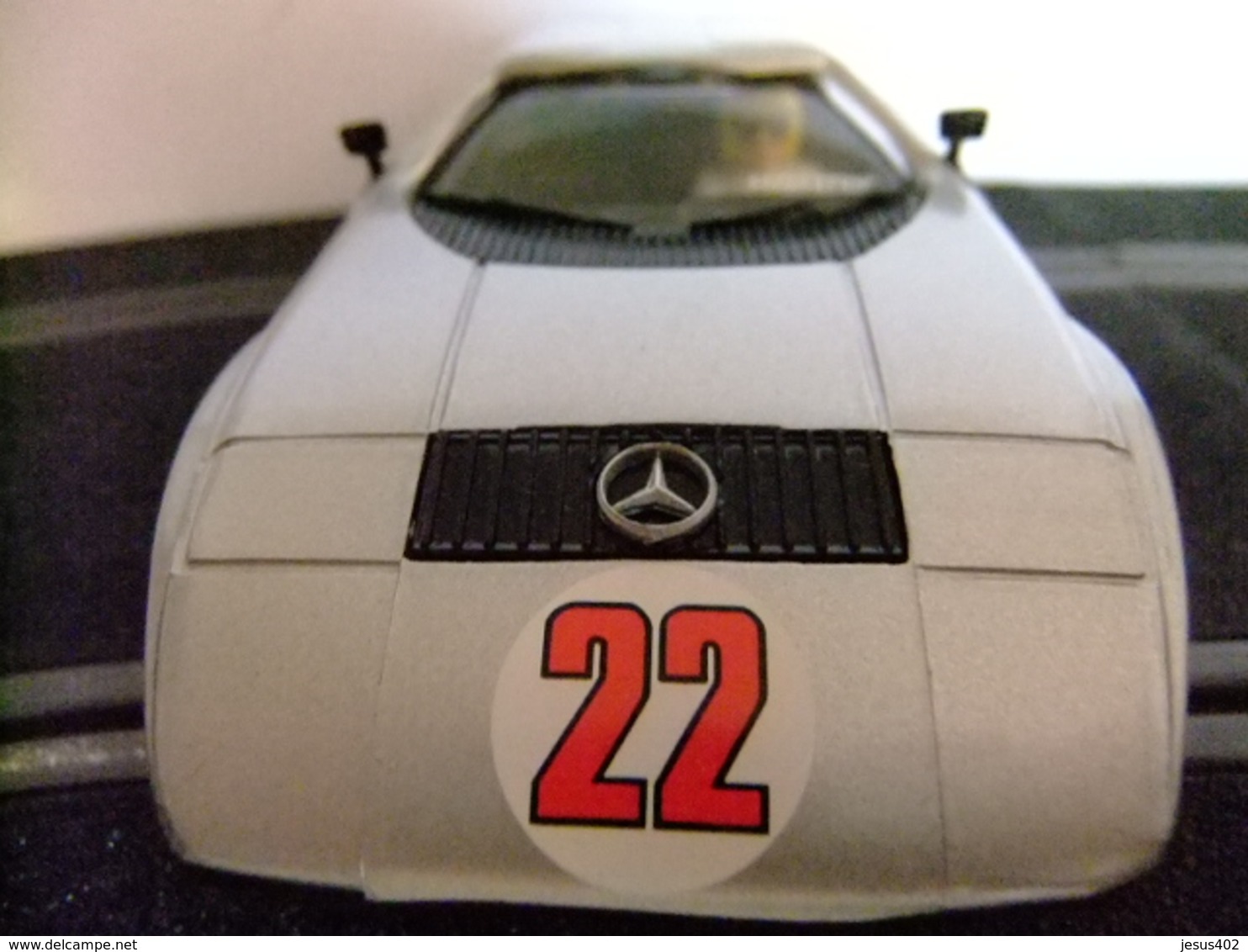 SCALEXTRIC MERCEDES WANKEL C -111 Gris Plateado 22 - Escala 1:32