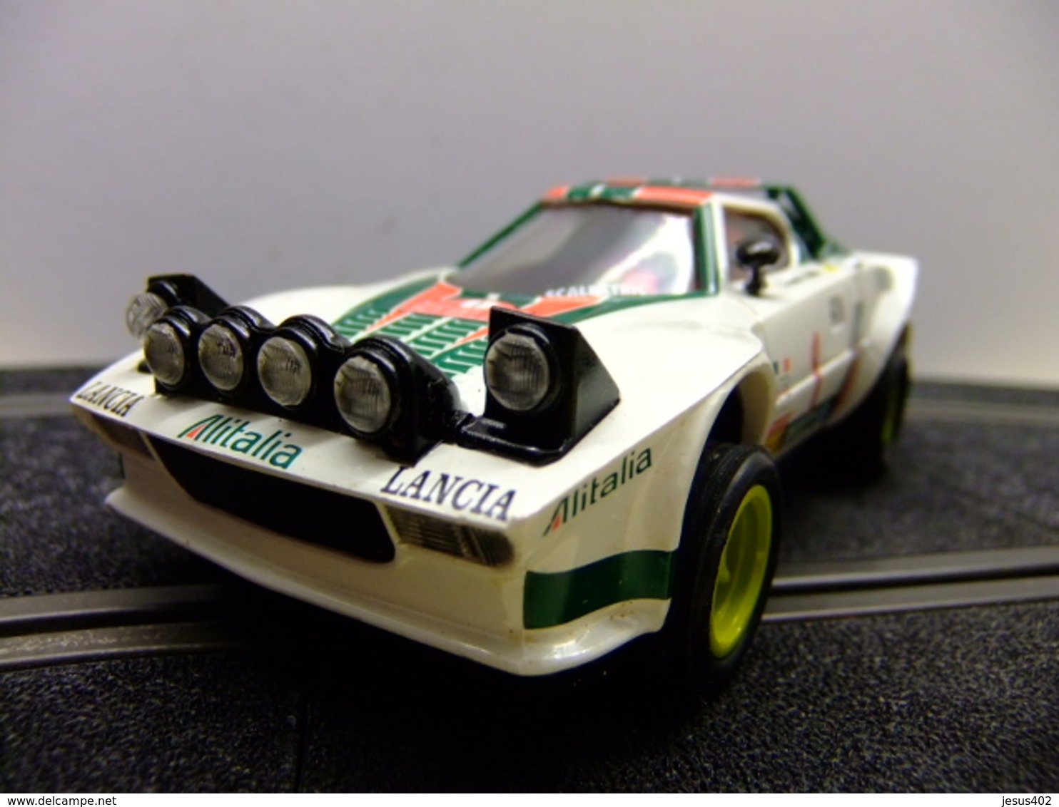 SCALEXTRIC LANCIA STRATOS Blanco 1 S. MUNARI - S. MAIGA - Escala 1:32