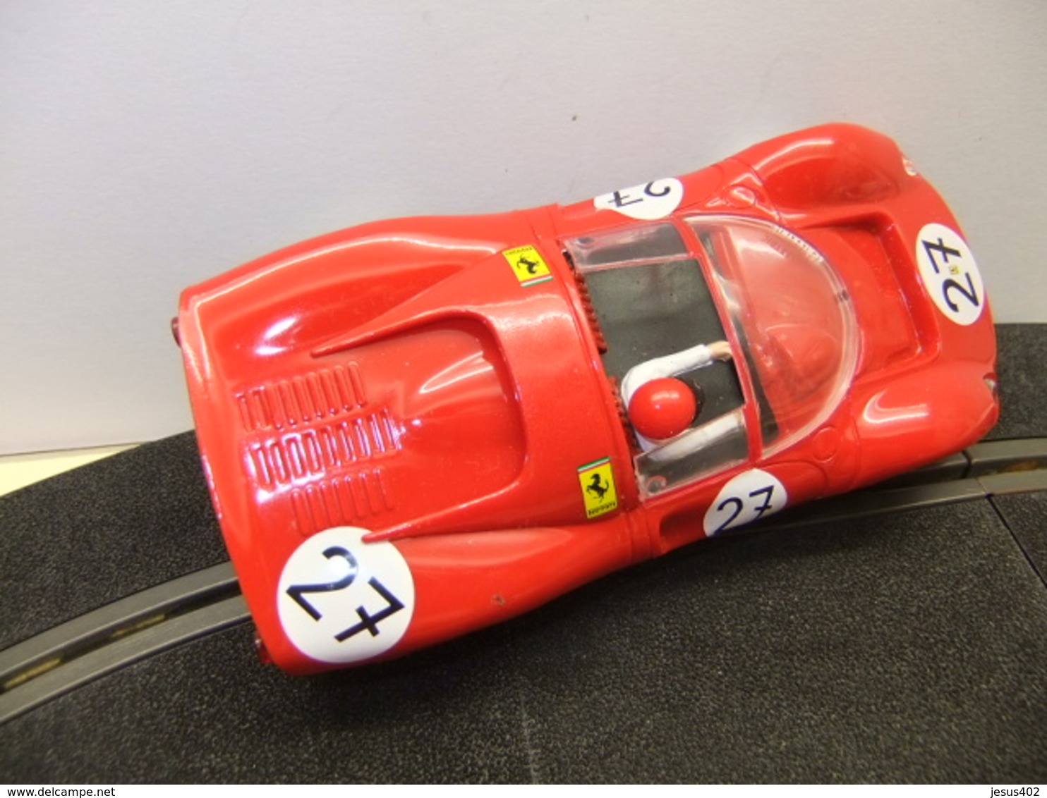 SCALEXTRIC FERRARI GT 330 Rojo 27 - Escala 1:32