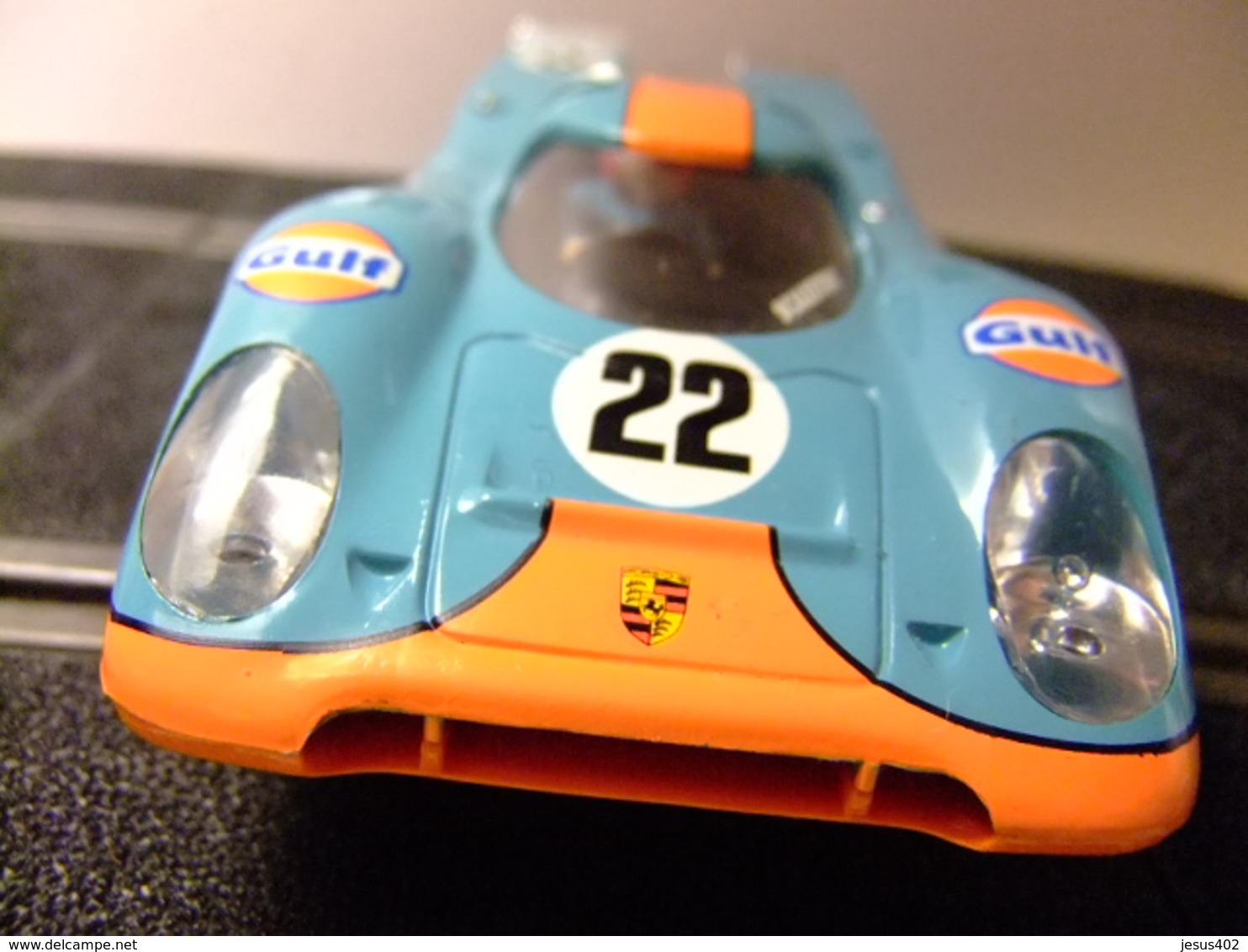 SCALEXTRIC PORSCHE 917 / Gulf 22 / Azul Y Naranja - Escala 1:32