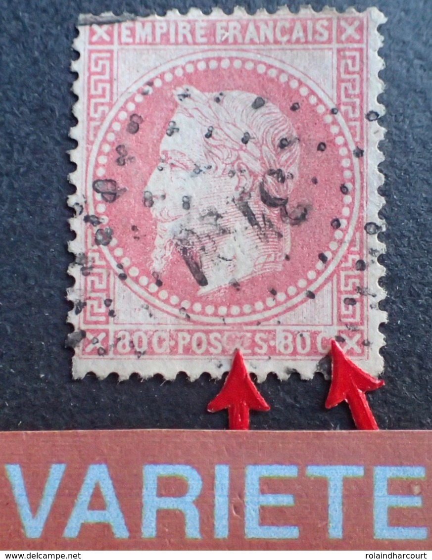 R1917/115 - NAPOLEON III Lauré N°32 (petit Pelurage) - PC - SUPERBE VARIETE ➤➤➤ Destruction Des Lettres " ST " De POSTES - 1863-1870 Napoléon III Lauré