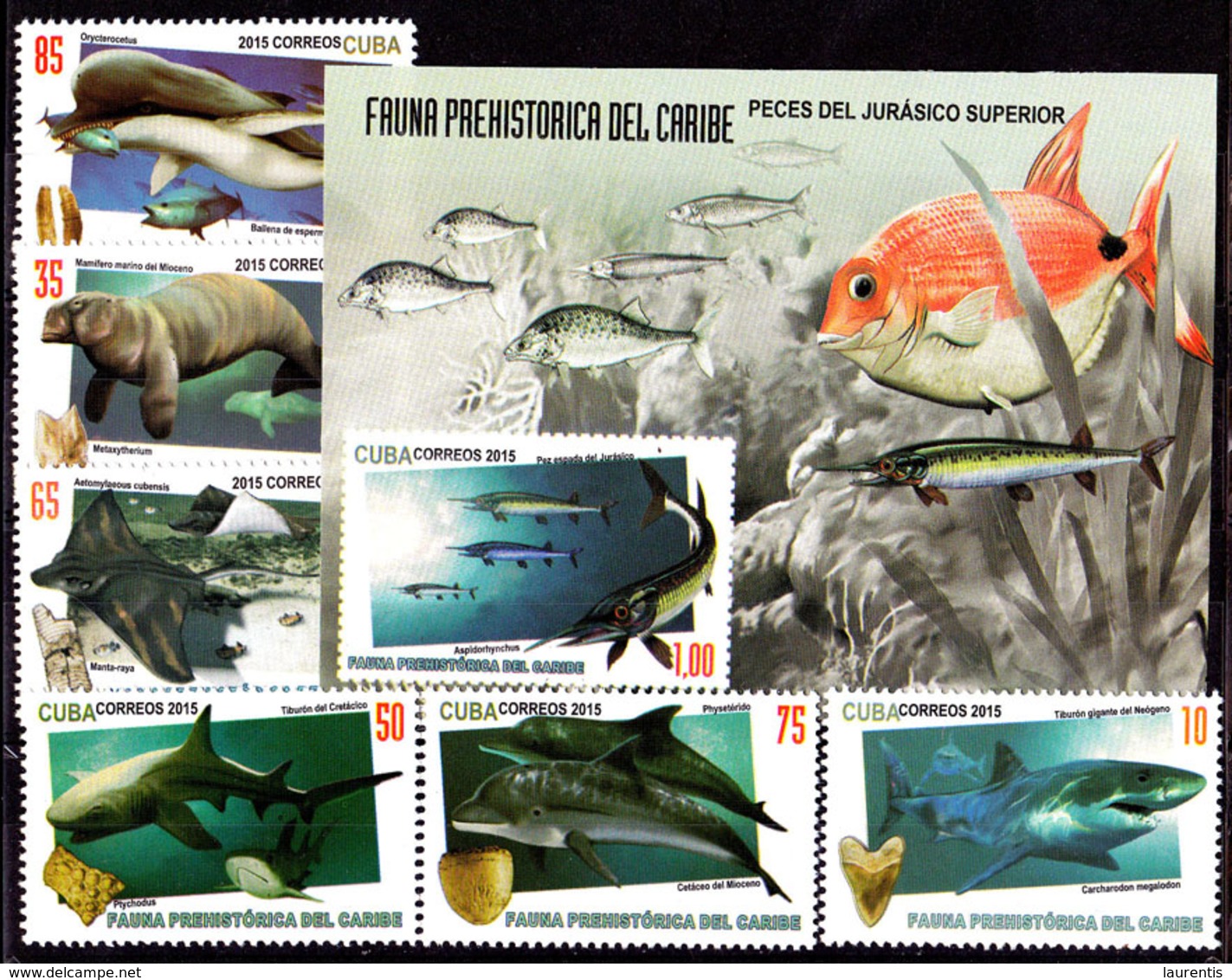 647  Fauna Prehistorique Des Caraibes - Prehitoric Fauna - 2015 - MNH - Cb - 3.50 - Prehistorics