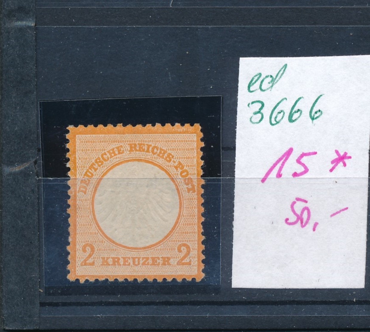 D.-Reich Nr. 15   *    (ed3666  ) Siehe Scan - Unused Stamps