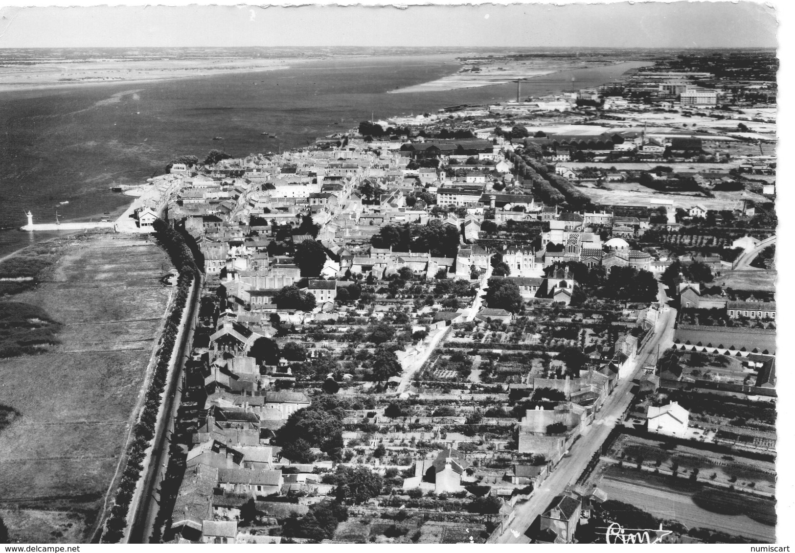 Paimboeuf Belle Vue Aérienne Du Village - Paimboeuf