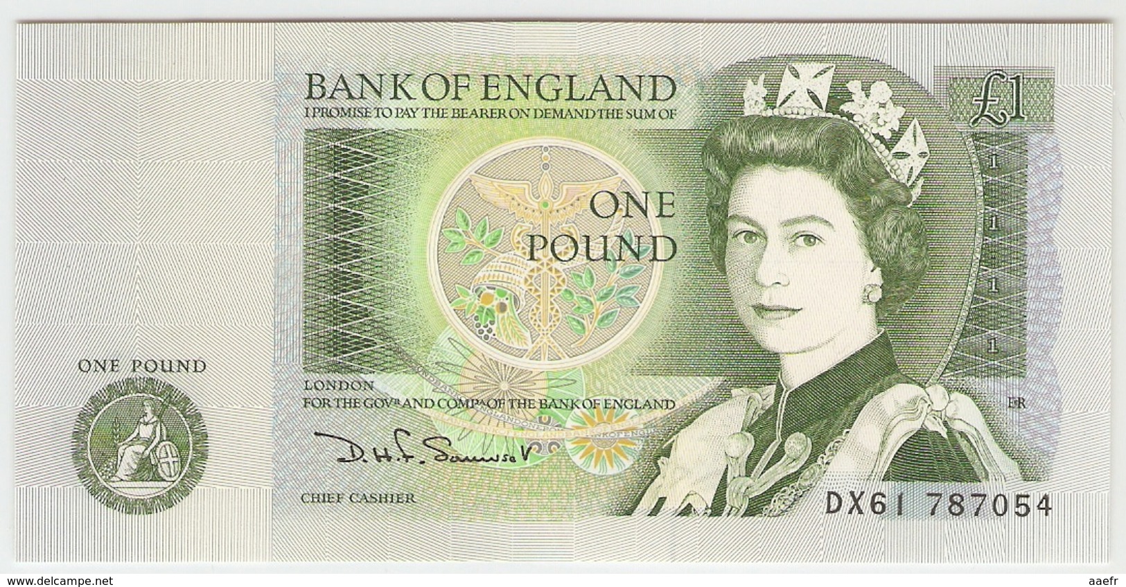 Royaume-Uni - 1 Pound UNC/NEUF - Elizabeth II / Issac Newton -  Série DX61 - 1 Pound