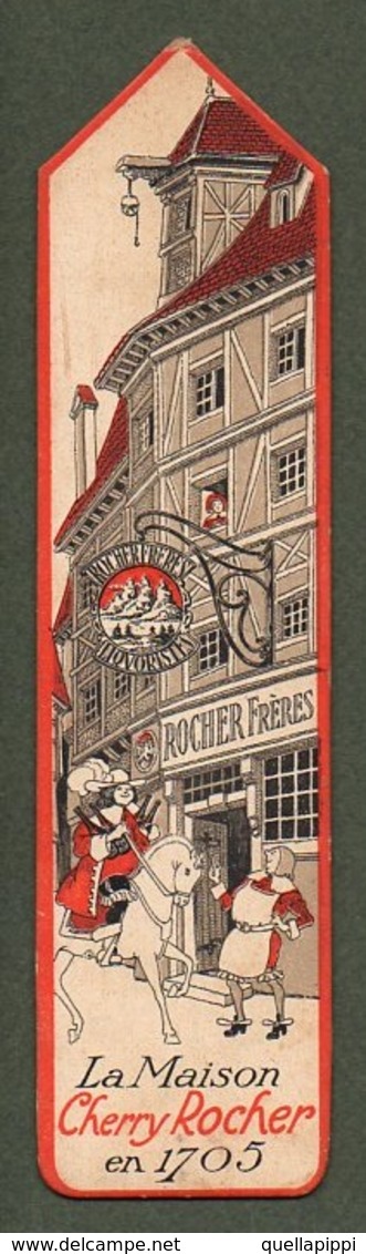 09143 "SEGNALIBRO - LA MAISON CHERRY ROCKER - LIQUEUR DE CERISES - 1930" ANIMATO ORIG - Segnalibri