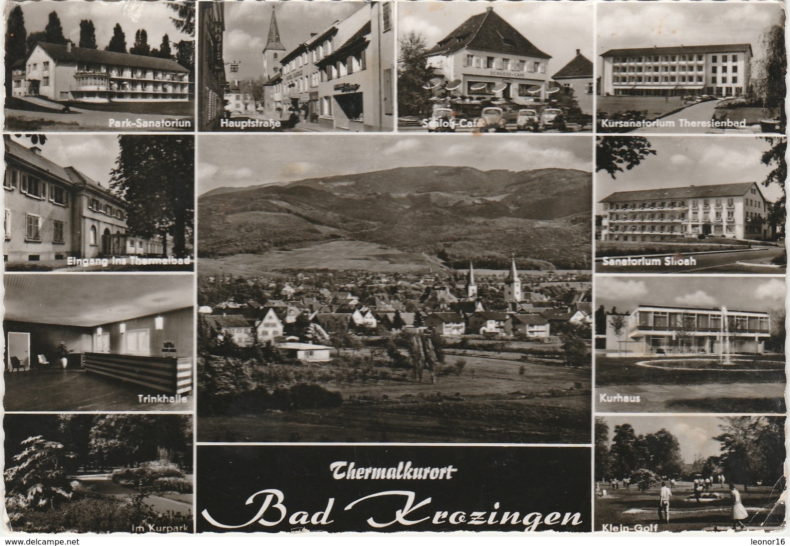 BAD KROZINGEN  -  * 11 ANSICHTEN Des Thermalkurort "   -  Verlag : Erwin BURDA Aus Freiburg - Bad Krozingen